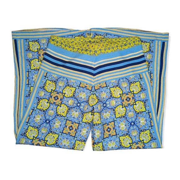 Clover Canyon Scarf Pattern Wide Leg Pants Size XS - Picture 9 of 11